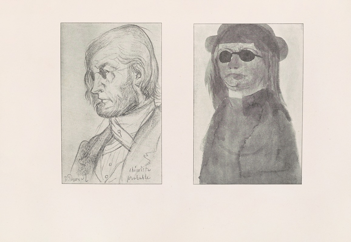 Les caricatures de Puvis de Chavannes Pl.12 — Pierre Puvis de Chavannes
