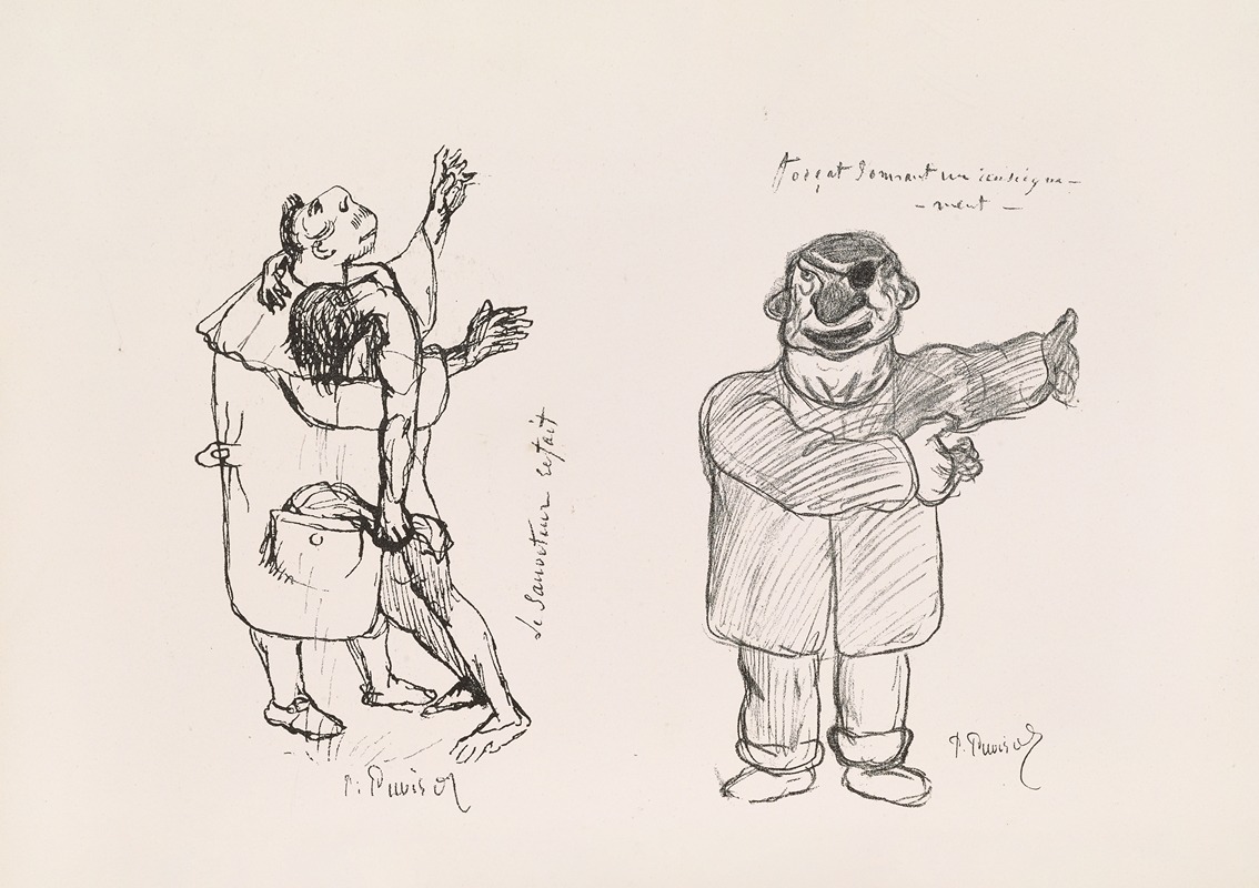 Les caricatures de Puvis de Chavannes Pl.21 — Pierre Puvis de Chavannes