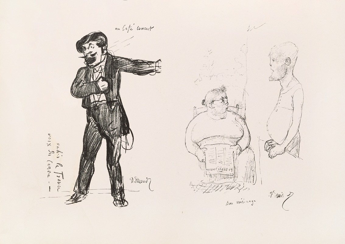 Les caricatures de Puvis de Chavannes Pl.32 — Pierre Puvis de Chavannes