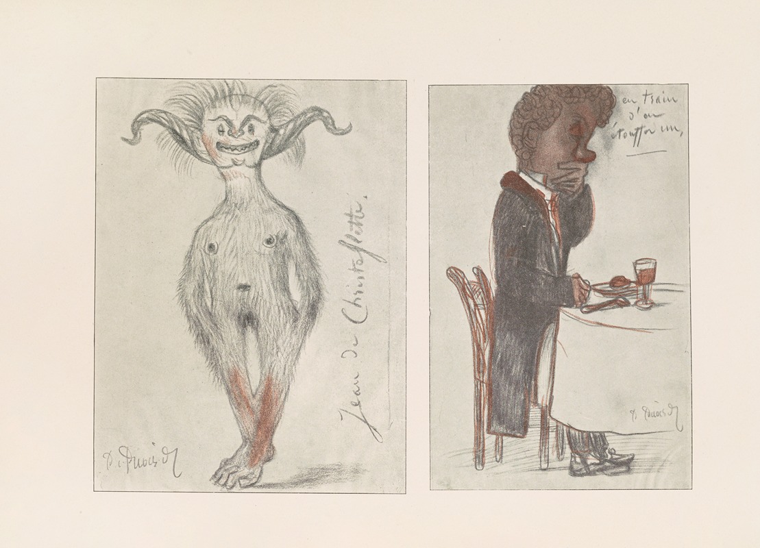 Les caricatures de Puvis de Chavannes Pl.33 — Pierre Puvis de Chavannes
