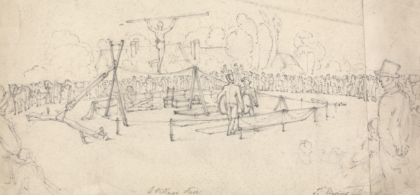 A Village Fair by Томас Уинс — digital art print download