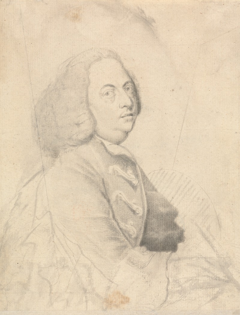 Self Portrait by Томас Уорлидж, 1752 — digital art print download