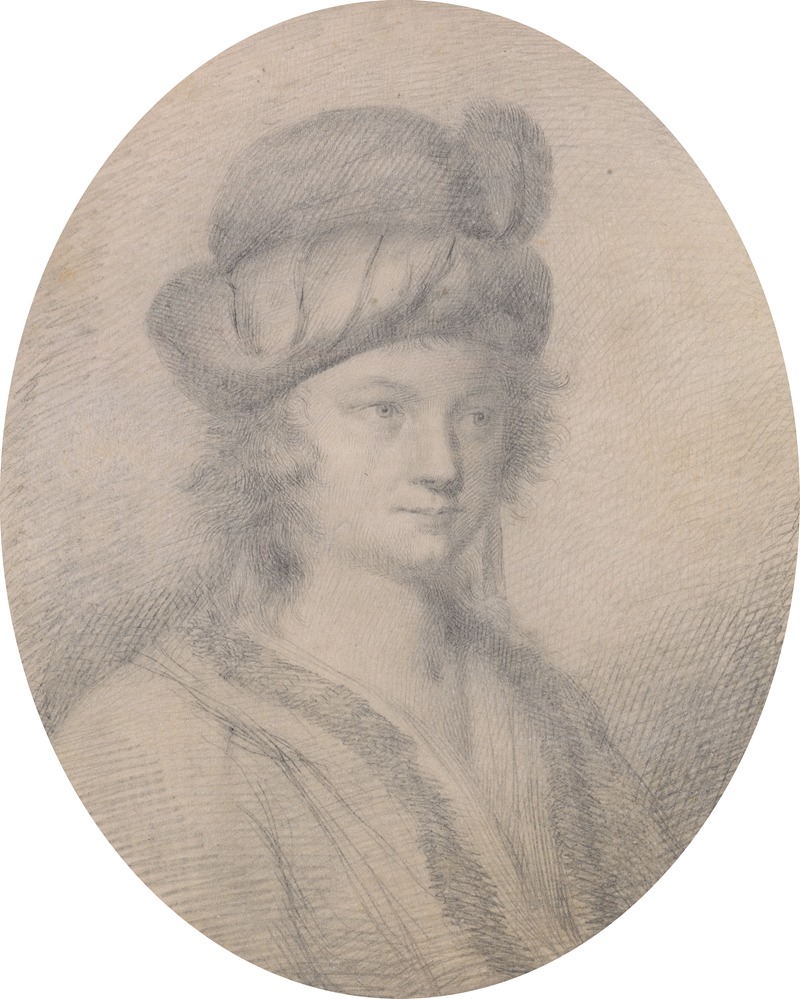 Young Man in a Feather Hat by Томас Уорлидж — digital art print download