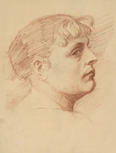 Hlava mladej ženy by Ákos Aranyossy, 1888–1893 — digital art print download