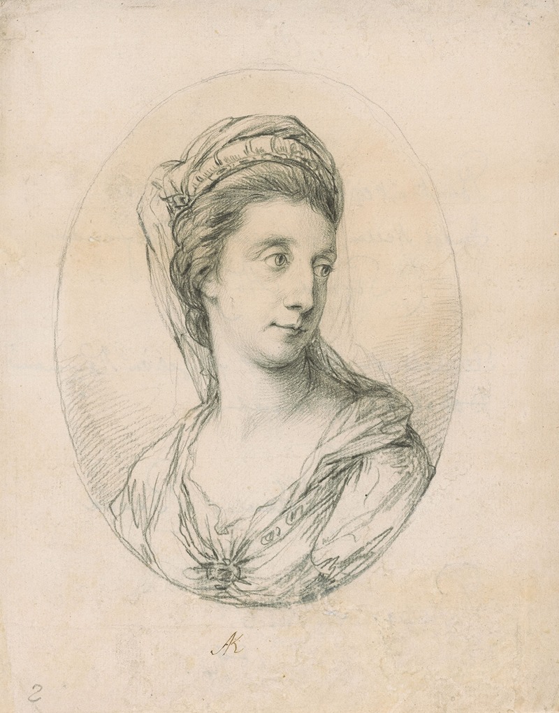 Dorothea Hellen by Анжелика Кауфман, 1771 — digital art print download