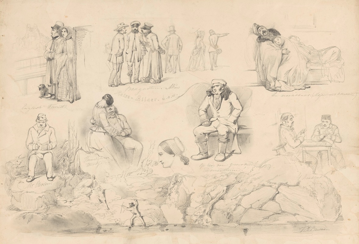 Schetsen van een reis by Огюст Аллебе, 1848 - 1927 — digital art print download
