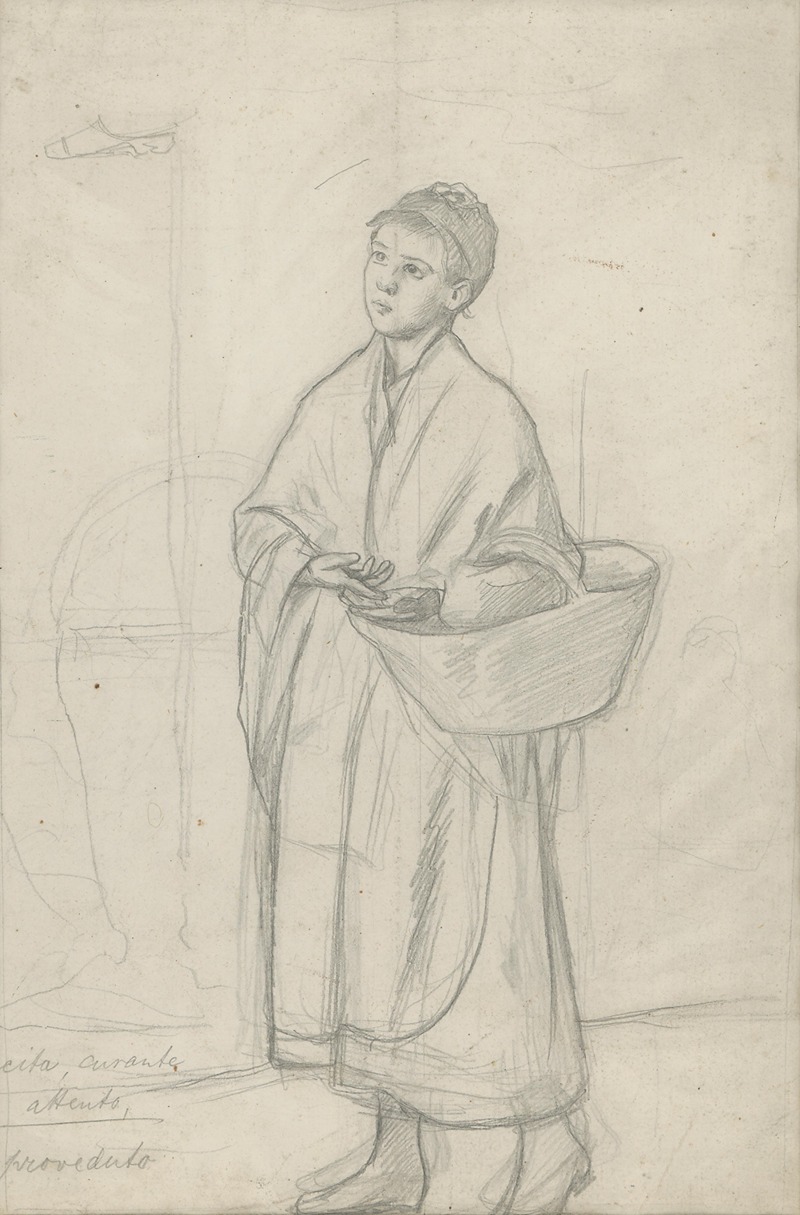 Venetian Girl with a Basket — Dominik Skutecký
