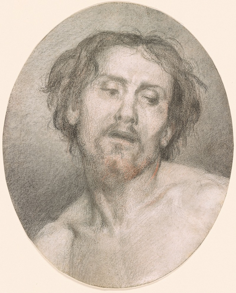 Study for the Head of Christ by Эдуар Брандон — digital art print download