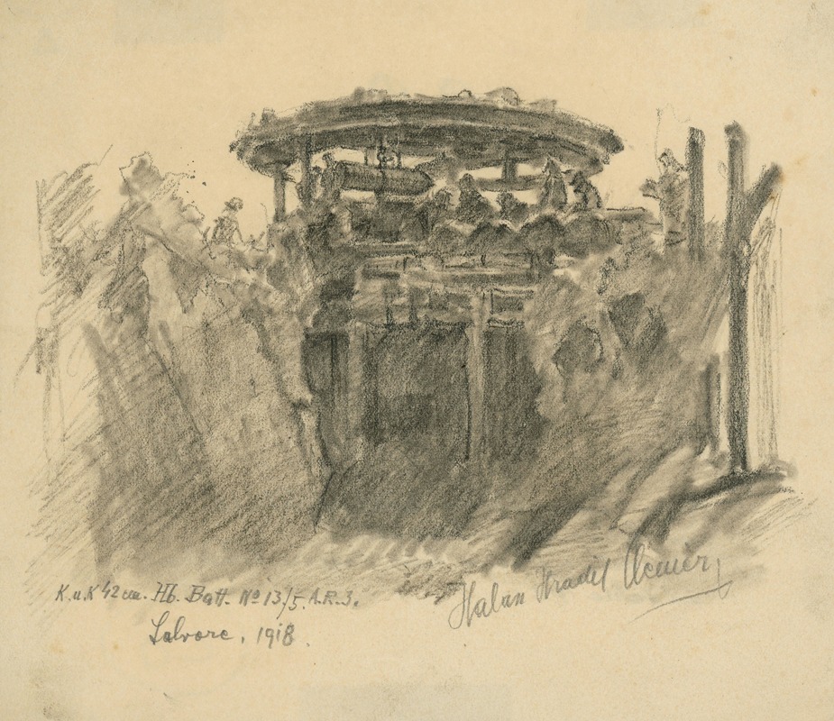 Artilery Position on Salvore Peninsula — Элемир Халяш-Градила
