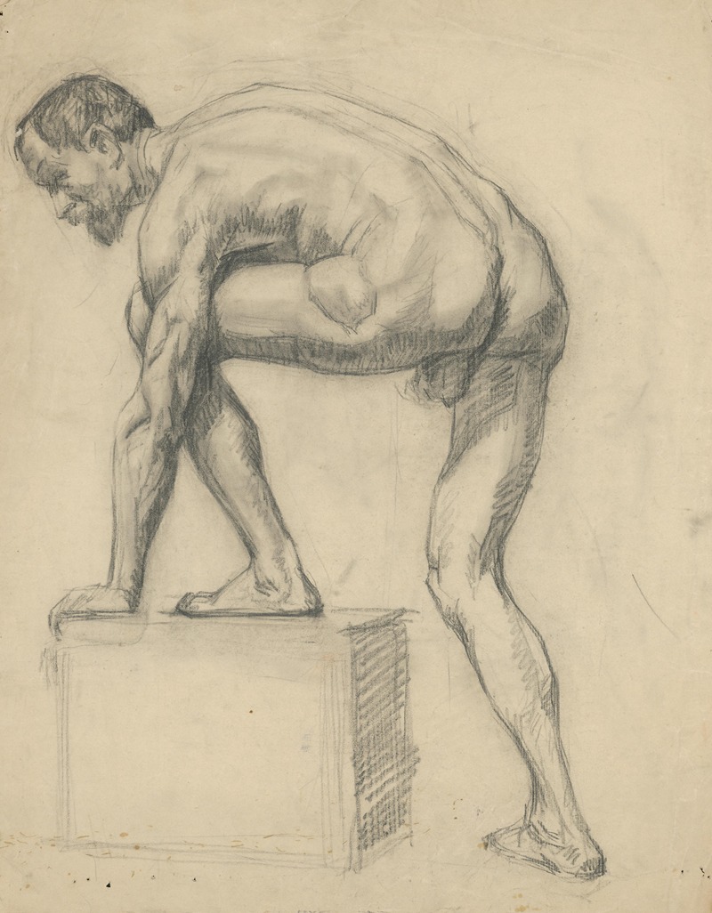 Study of Male Nude — Эмиль Алексай-Олекшак