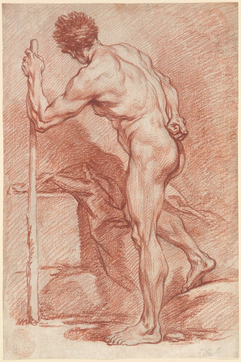 Male Nude by François Boucher — digital art print download