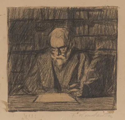 Štúdia muža by Фрида Константин, 1909–1914 — digital art print download