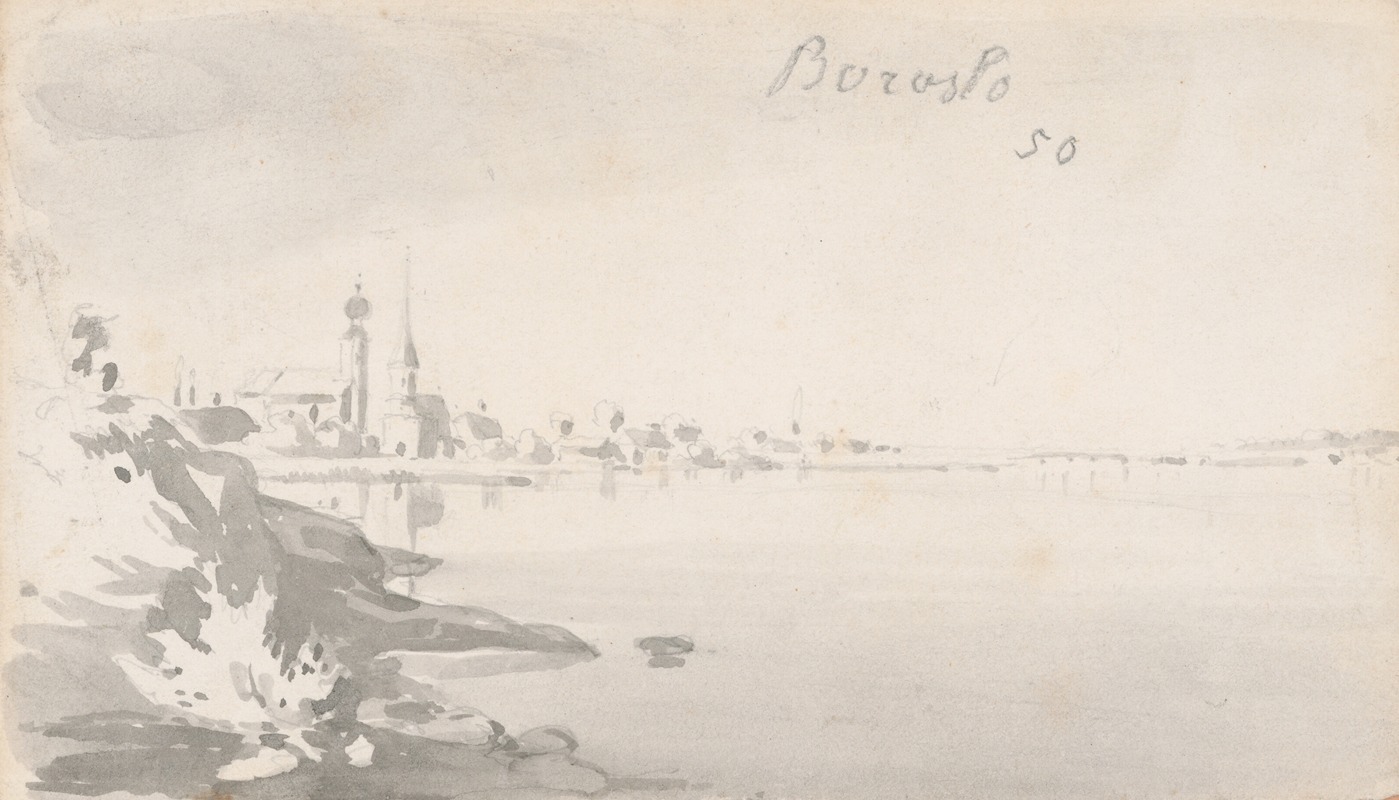 View of Boroslo by Фридрих Карл фон Шейдлин — digital art print download