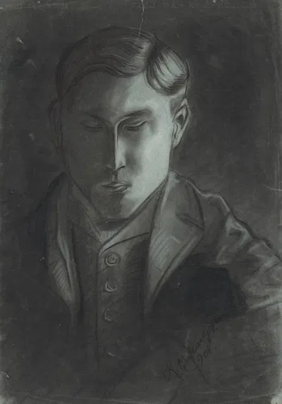 Štúdia chlapca by Гейза Куккан, 1906 — digital art print download