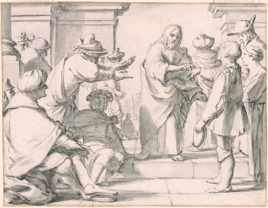 Christ Healing the Man with the Withered Arm — Gerard van Honthorst