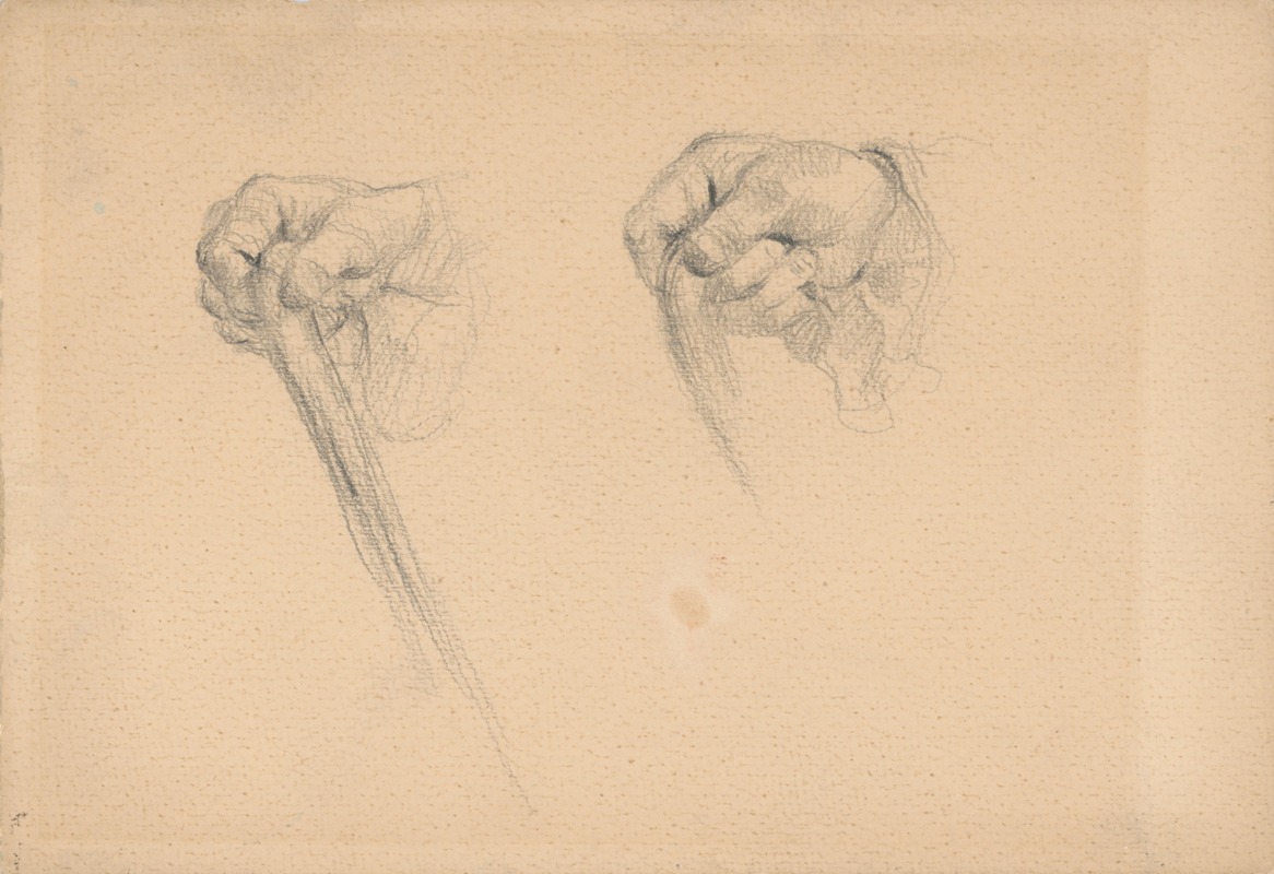 Hand with a Stick by Густав Мальи — digital art print download