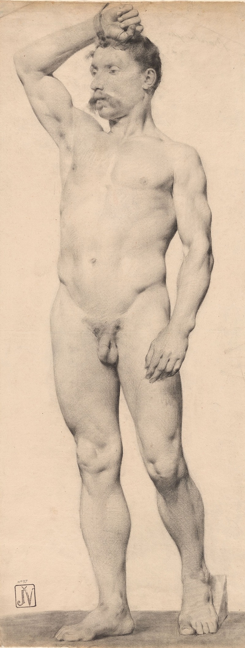Standing Male Figure by Гюстав Буланже — digital art print download