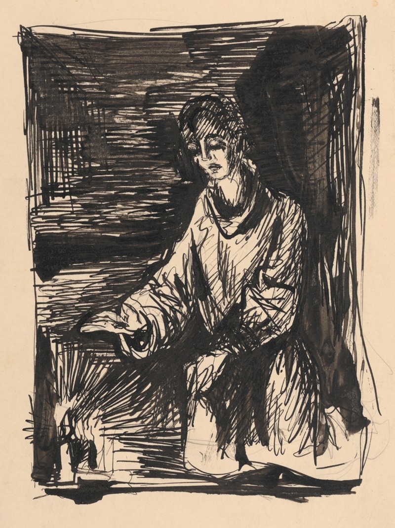 Figúra pri svieci by Ян Новак, 1940–1944 — digital art print download