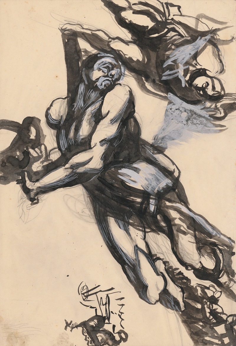 Figurálna kompozícia by Ján Novák, 1940–1944 — digital art print download