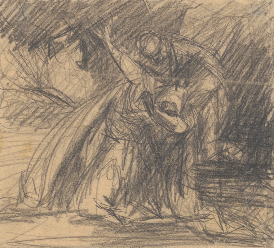 Mourning Woman by Ян Новак, 1940–1944 — digital art print download