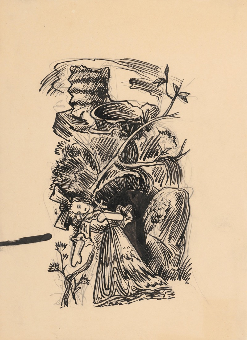 Mŕtve dievčatko s mašľou by Ян Новак, 1940–1944 — digital art print download