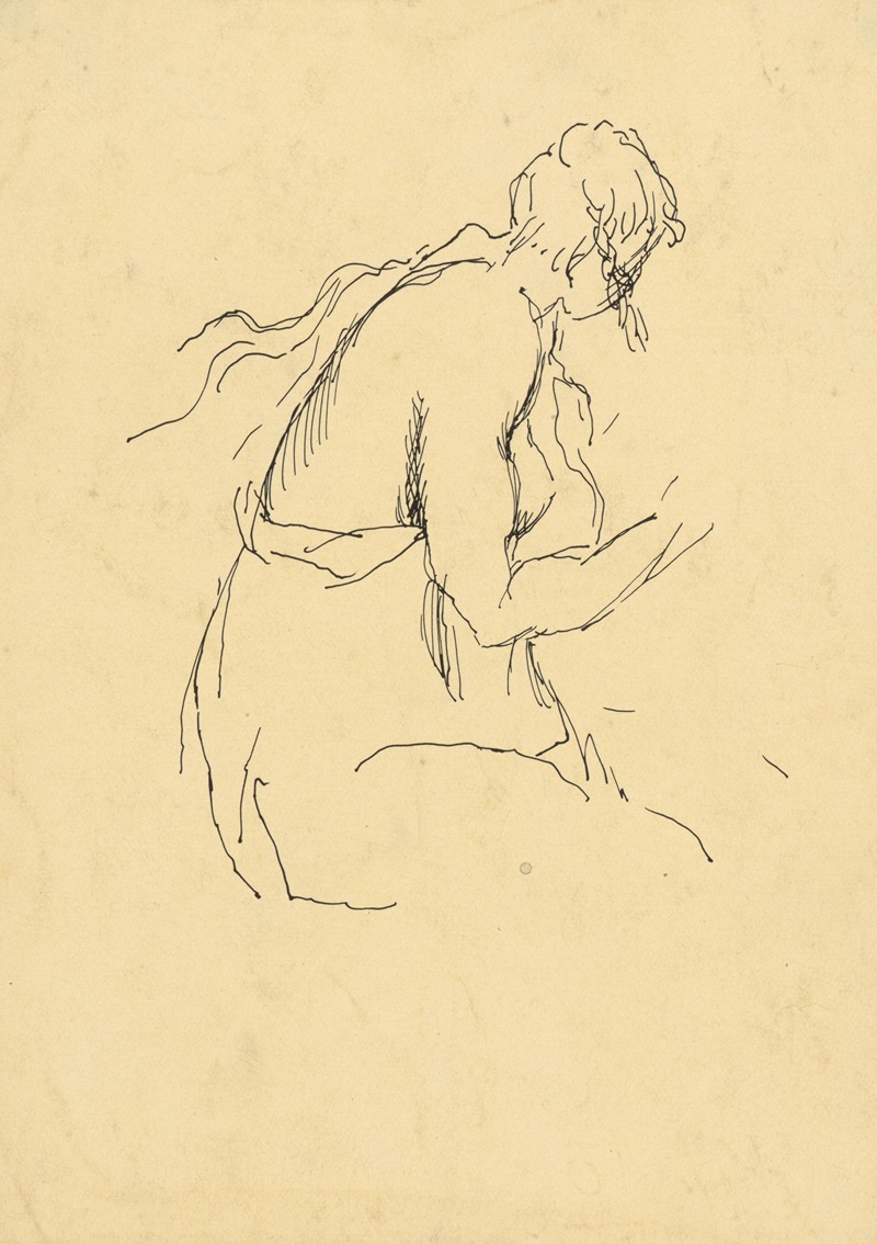 Polfigúra mladej ženy by Ян Новак, 1940–1944 — digital art print download