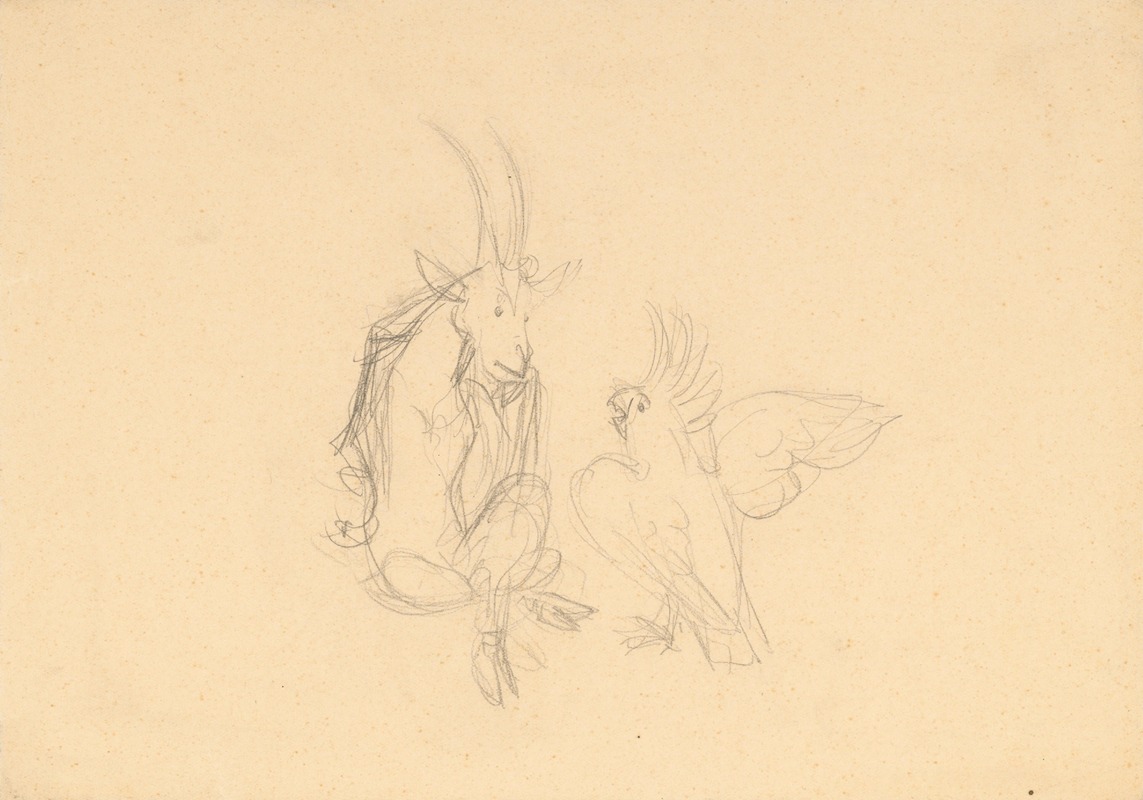 Somárik a kakadu by Ян Новак, 1940–1944 — digital art print download