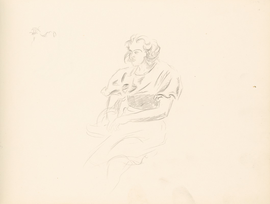 Štúdia sediacej ženy by Ян Новак, 1936–1938 — digital art print download