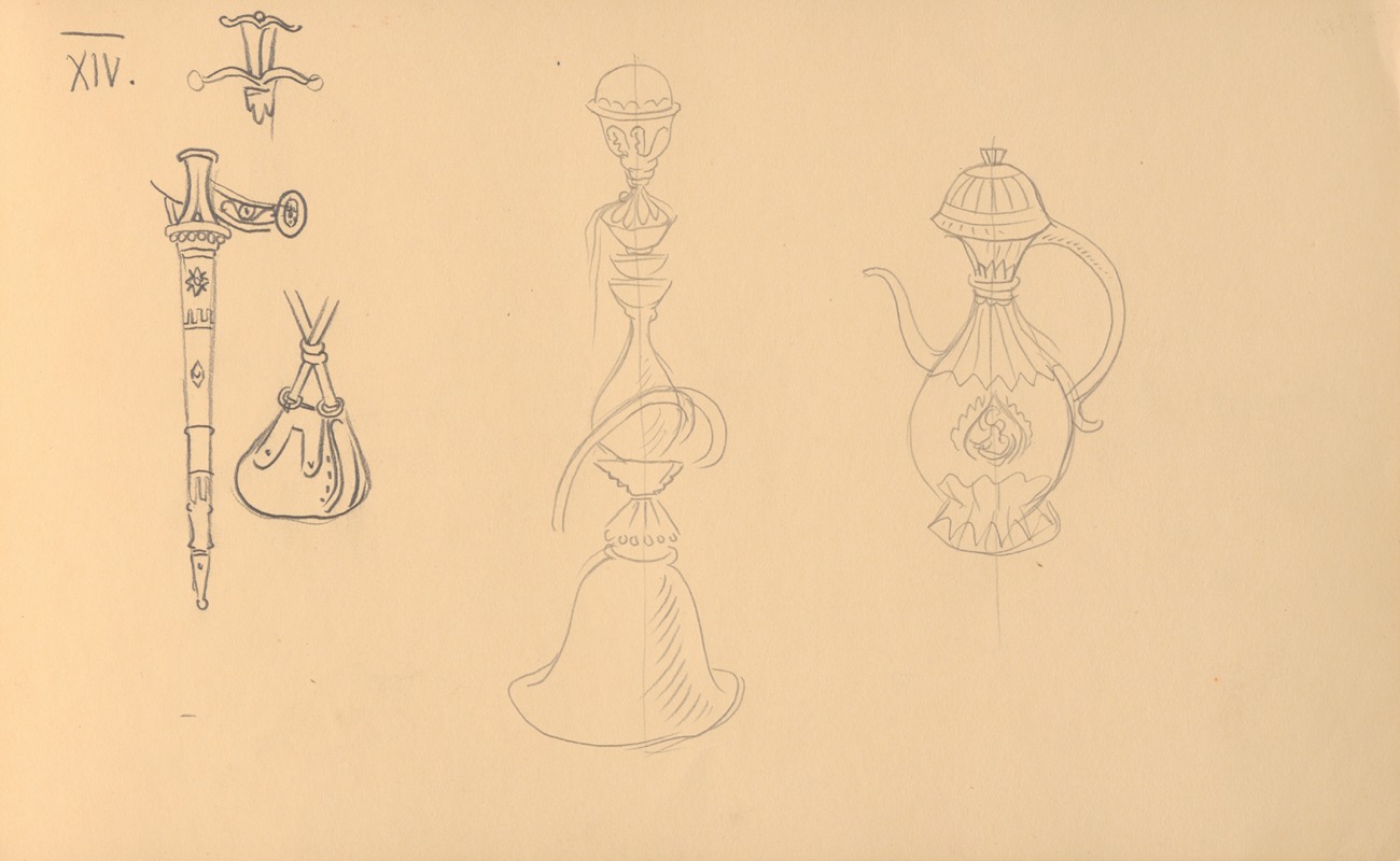 Štúdie orientálnych nádob by Ян Новак, 1936–1940 — digital art print download