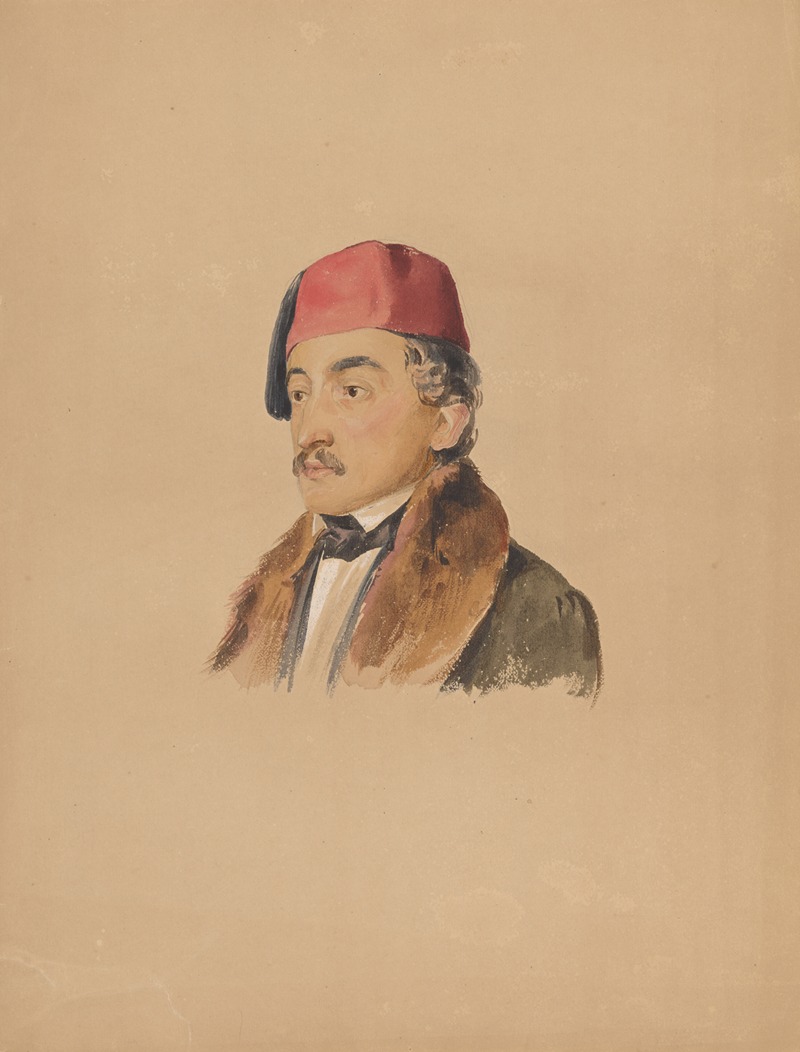 Man in an Oriental Hat by Ян Новопаcky — digital art print download