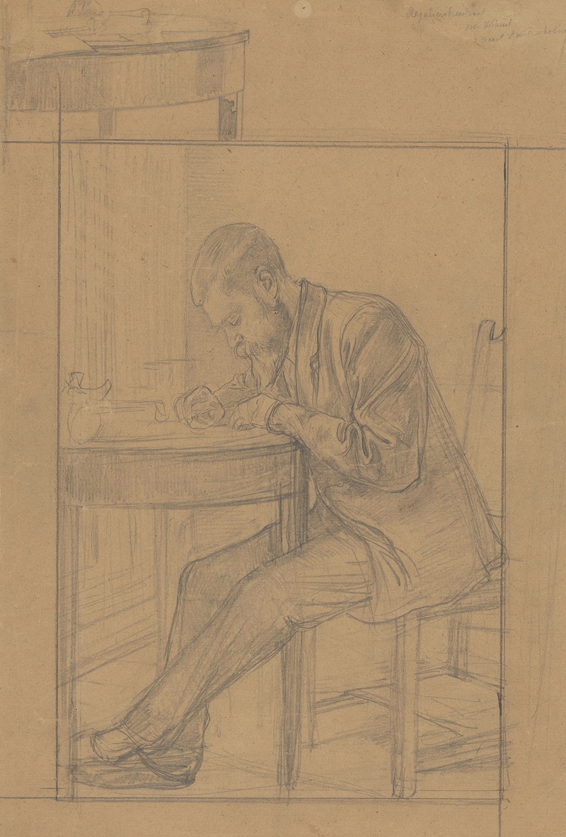 De graveur Raeder by Ян Вет, 1874 - 1925 — digital art print download