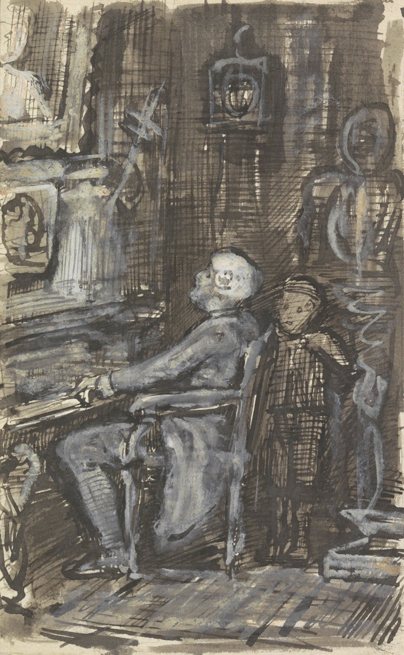 Organist by Jan Veth, 1874 - 1925 — digital art print download
