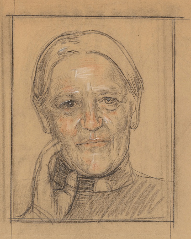 Portret van Barendina Hermina Muhring — Ян Вет