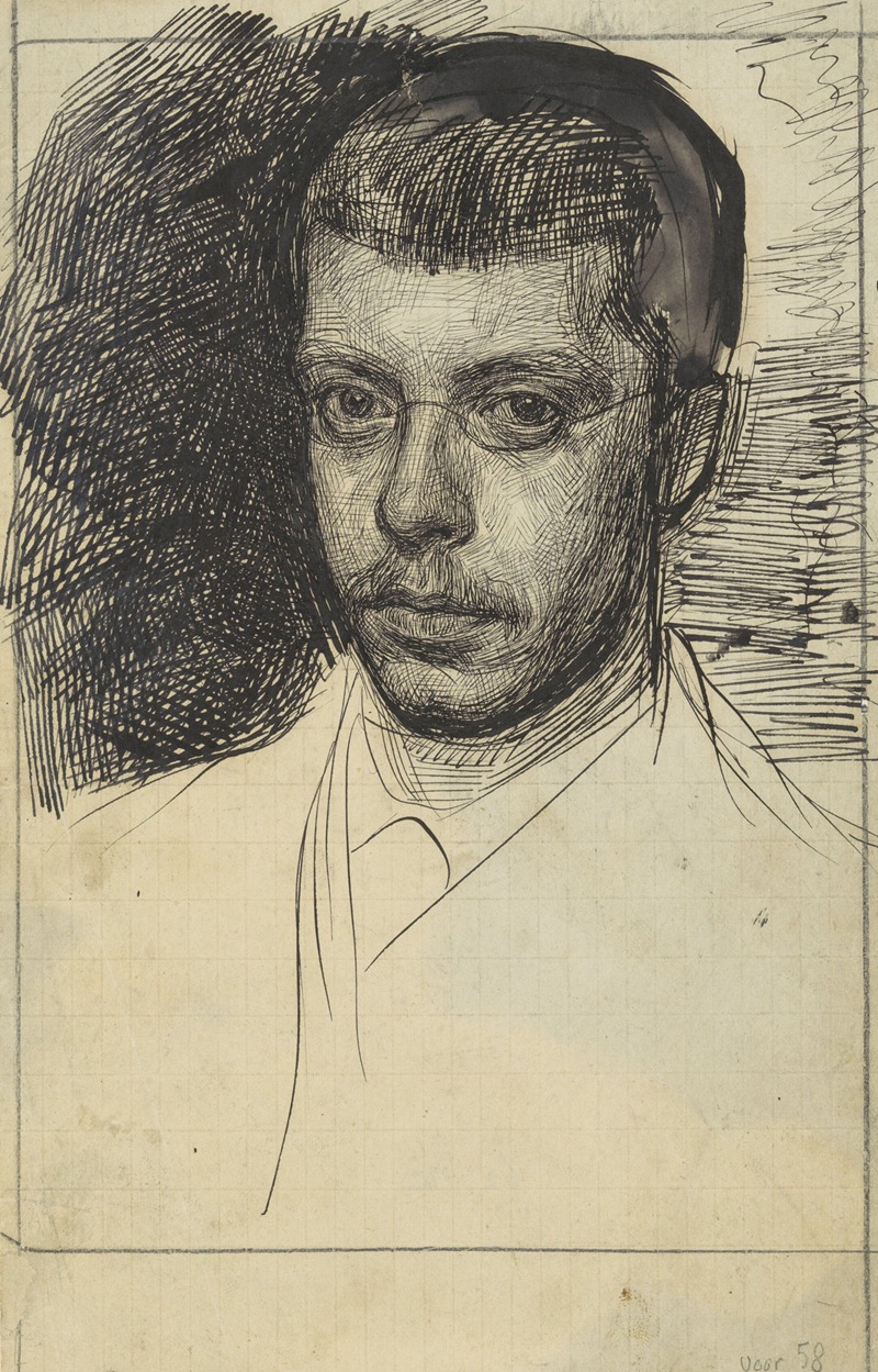 Portret van Ch. M. van Deventer by Ян Вет, 1874 - 1925 — digital art print download