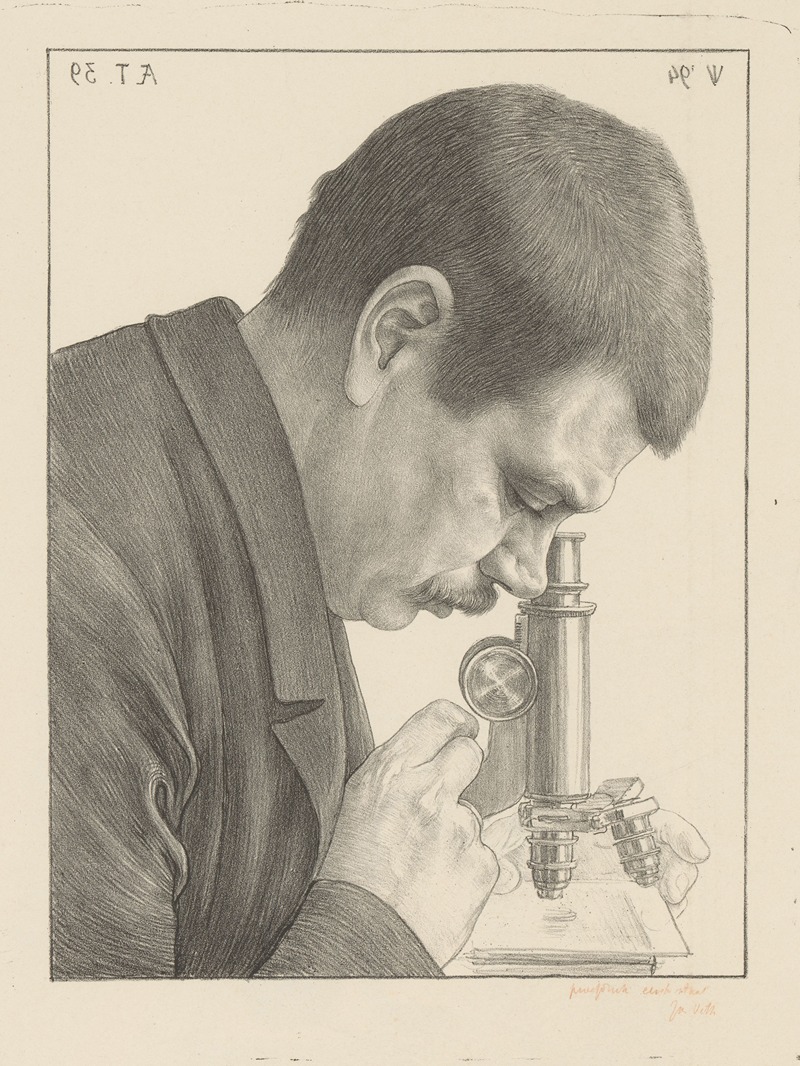 Portret van Cornelis Winkler by Ян Вет, 1895 — digital art print download