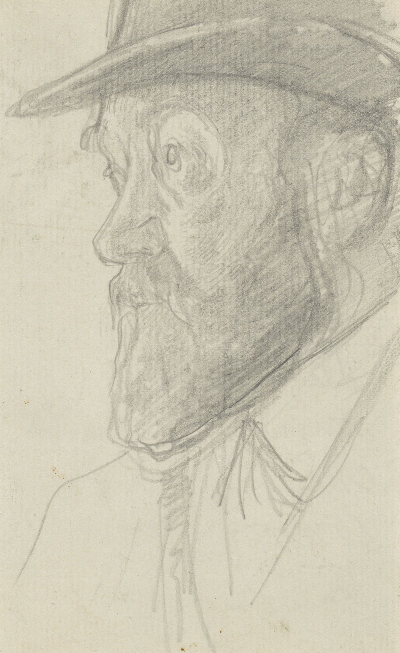 Portret van de beeldhouwer Lambertus Zijl — Jan Veth