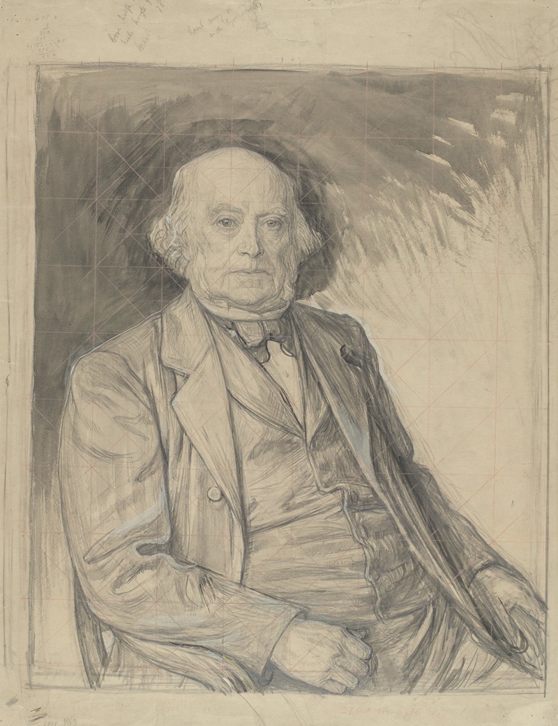 Portret van ds. A.J.P. Oort — Jan Veth