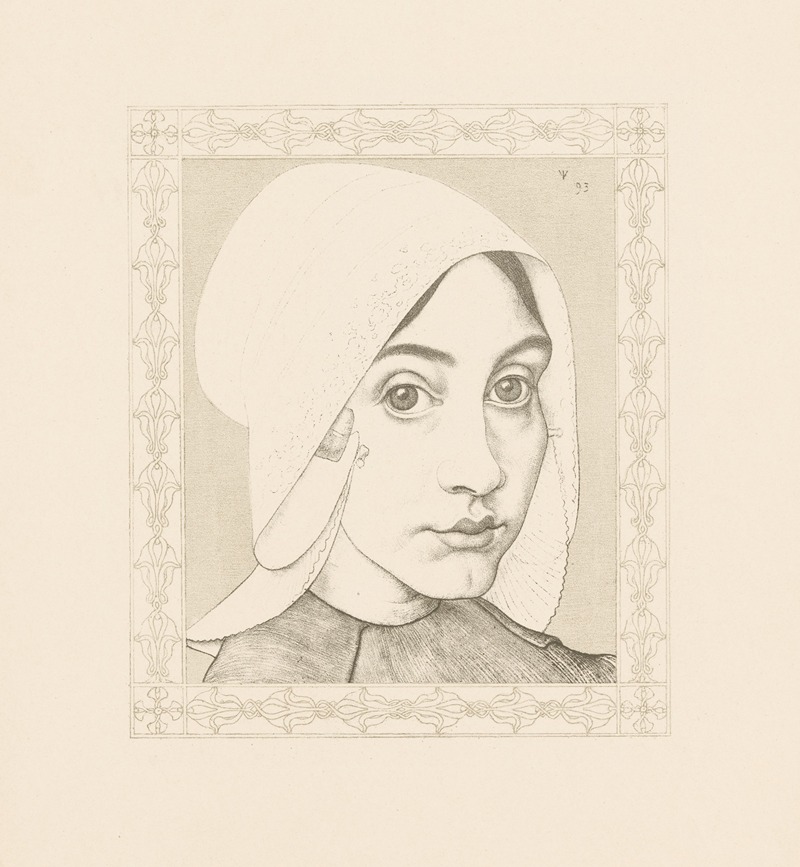 Portret van een meisje — Jan Veth