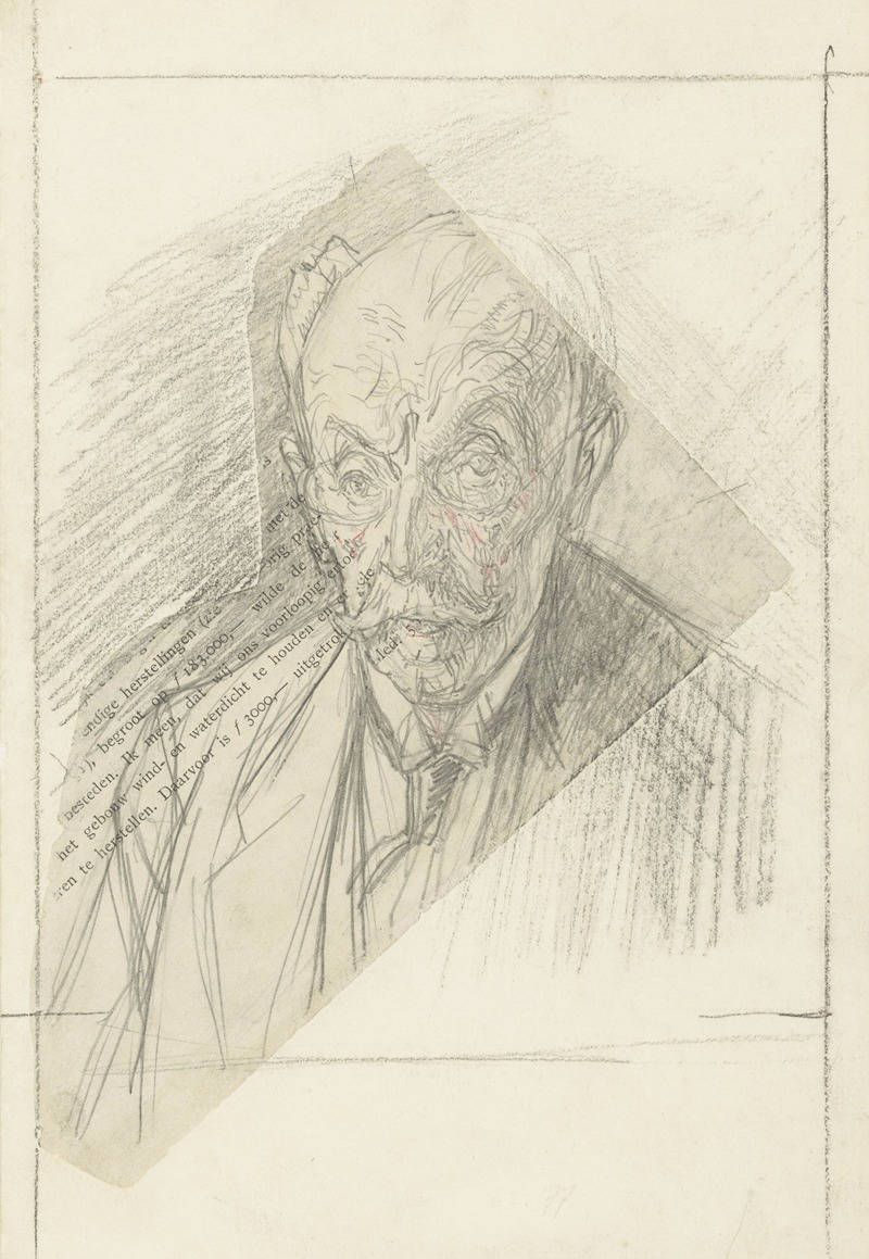 Portret van een oudere man — Ян Вет
