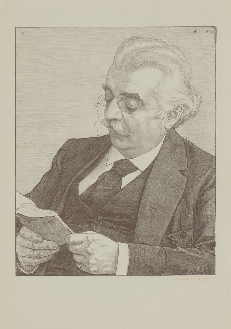 Portret van Jacob Nicolaas van Hall — Jan Veth