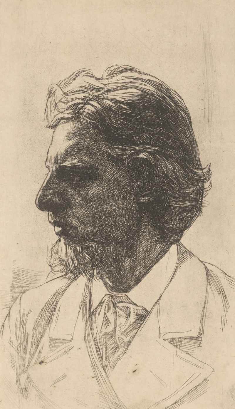 Portret van Jacques Perk by Jan Veth, 1887 — digital art print download