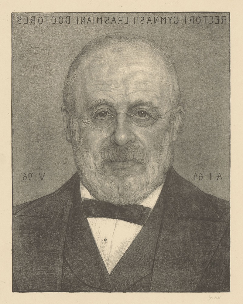 Portret van Johannes Benedictus Kan — Jan Veth
