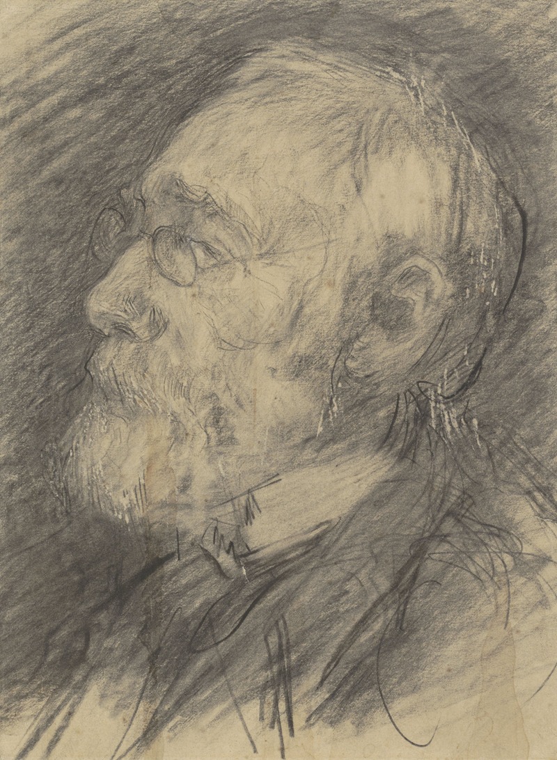 Portret van Jozef Israëls by Ян Вет — digital art print download