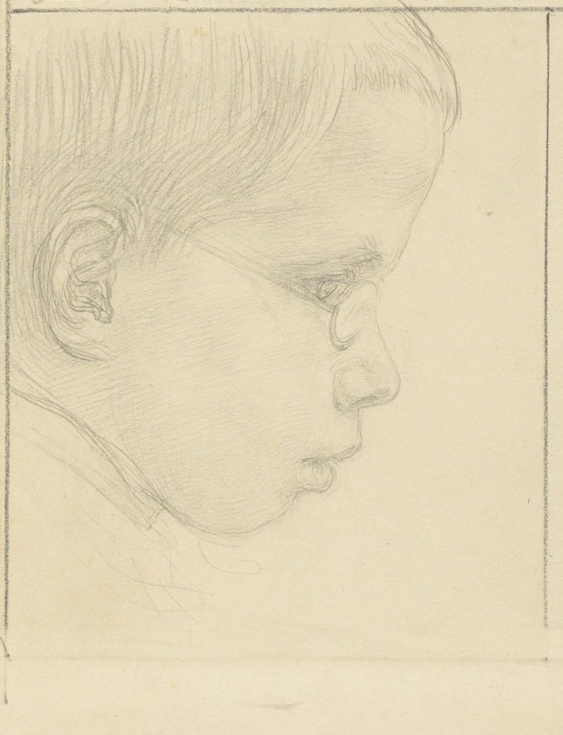 Portret van Justus Veth. by Ян Вет, 1874 - 1925 — digital art print download