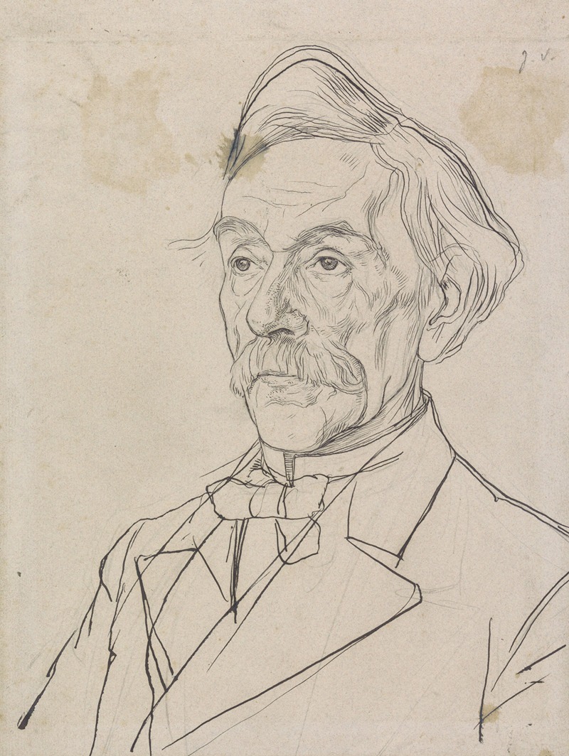 Portret van Louis Jacques Veltman by Ян Вет, 1874 - 1925 — digital art print download