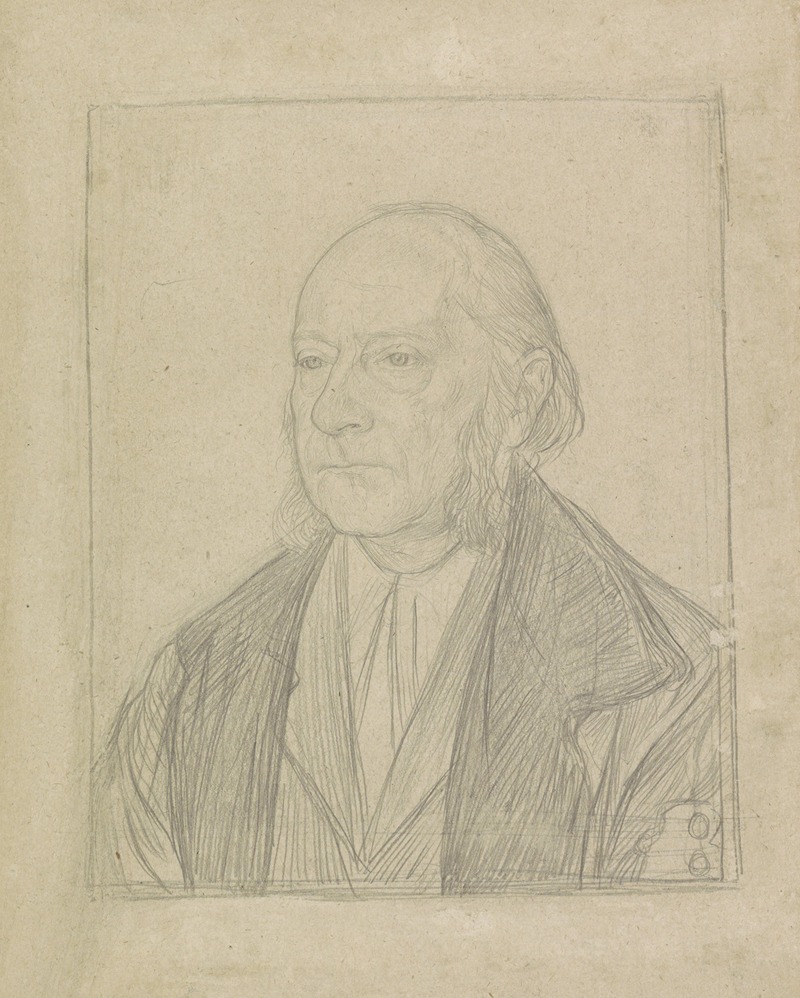 Portret van prof. dr. J. Cramer. by Ян Вет, 1874 - 1925 — digital art print download