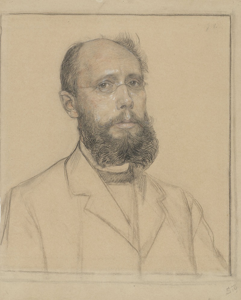 Portret van Samuel Muller by Ян Вет — digital art print download