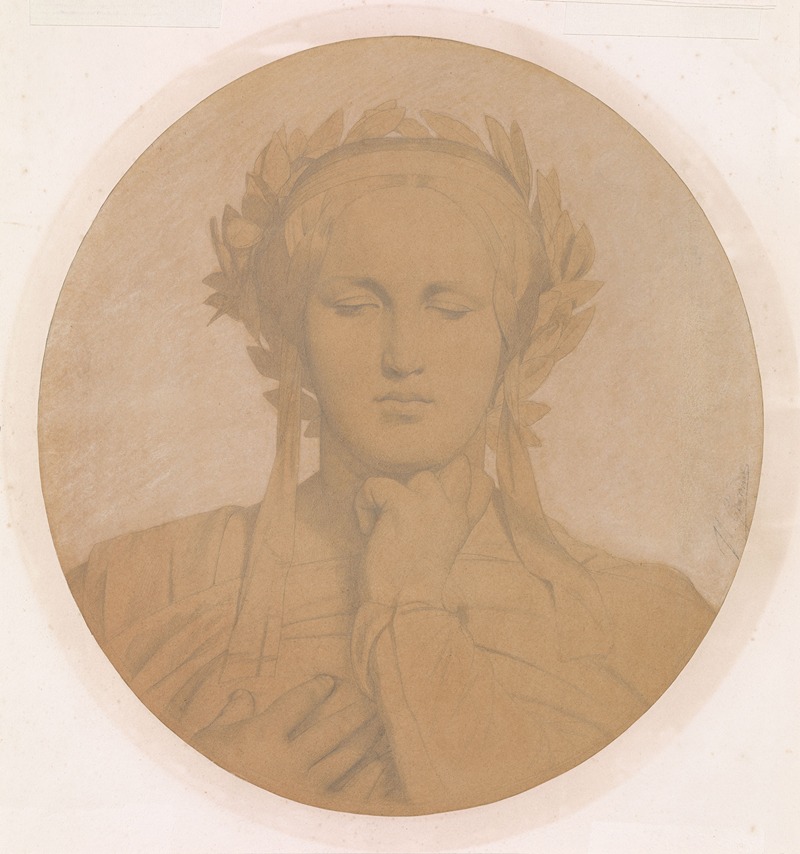 Study for an Allegory of Science by Жан-Леон Жерома, 1850 — digital art print download