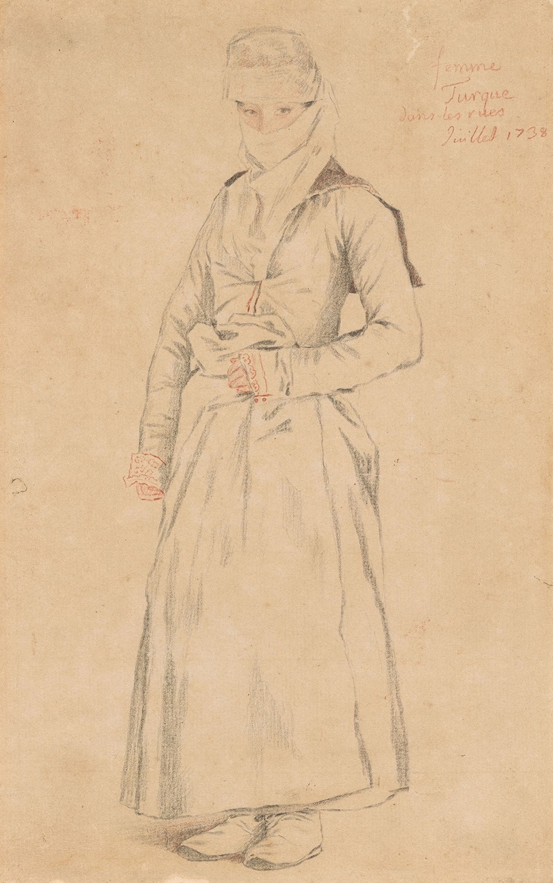 A Young Turkish Woman — Жан-Этьен Лиотар