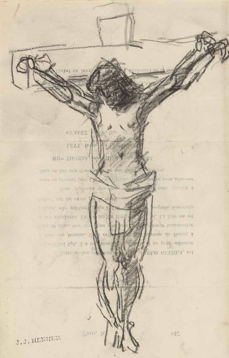 Crucifixion by Жан-Жак Эннер — digital art print download